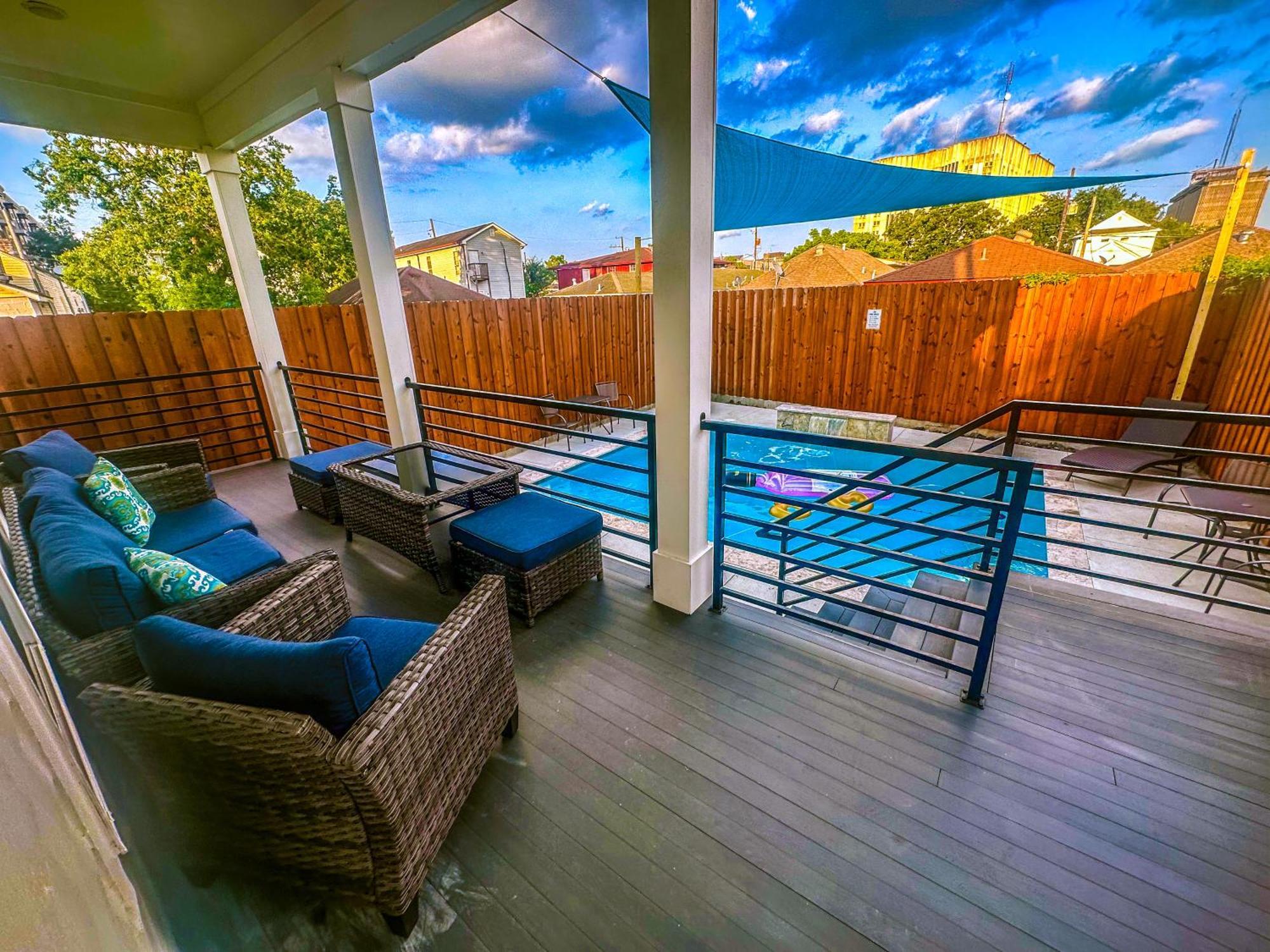 New 4 Bed Luxury House W/private Heated Pool New Orleans